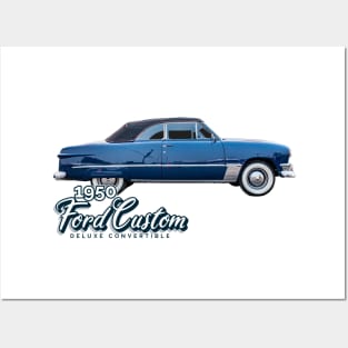 1950 Ford Custom Deluxe Convertible Posters and Art